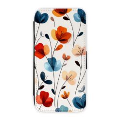 Knižkové puzdro Creative Case 53 Farebné kvety – Samsung Galaxy A52