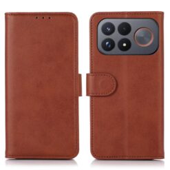 Kryty na mobil | Peňaženkové puzdro Magnetic fresh case hnedé – Xiaomi Poco F9 Ultra | Kryty na mobil