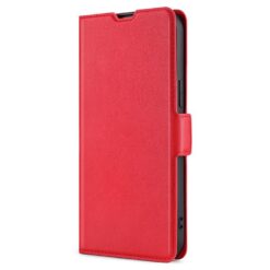 Peňaženkové puzdro Voltage case červené – Motorola Moto G77