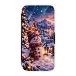 Kryty na mobil | Knižkové puzdro Creative Case 96 Snehuliak – Samsung Galaxy A57 | Kryty na mobil